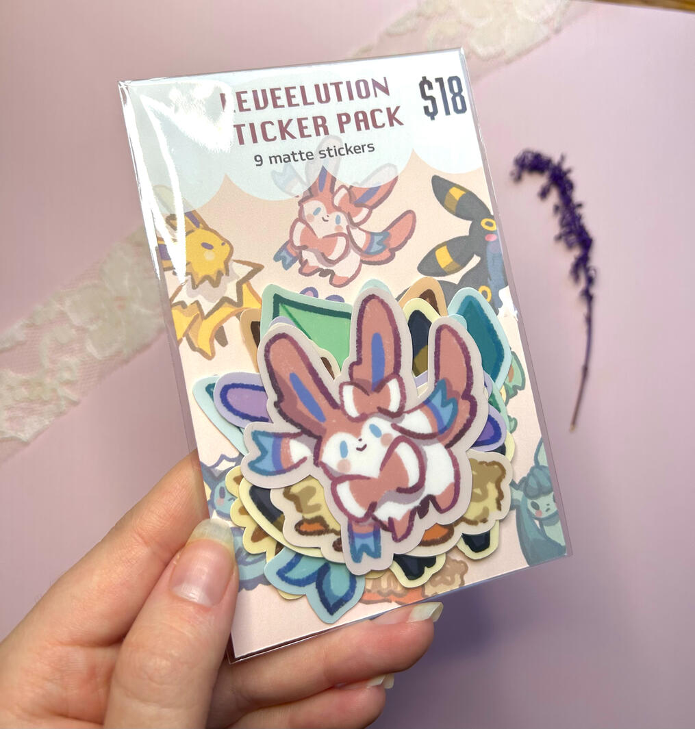 Eeveelution Sticker Pack