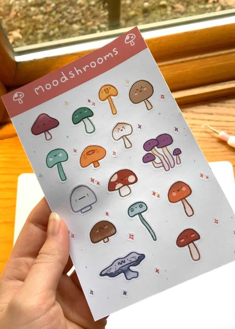 Moodshroom Sticker Sheet