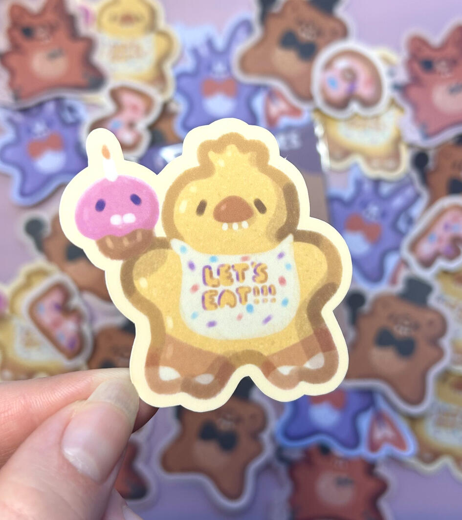 Chica Cookie - Five Nights at Freddy's Sticker