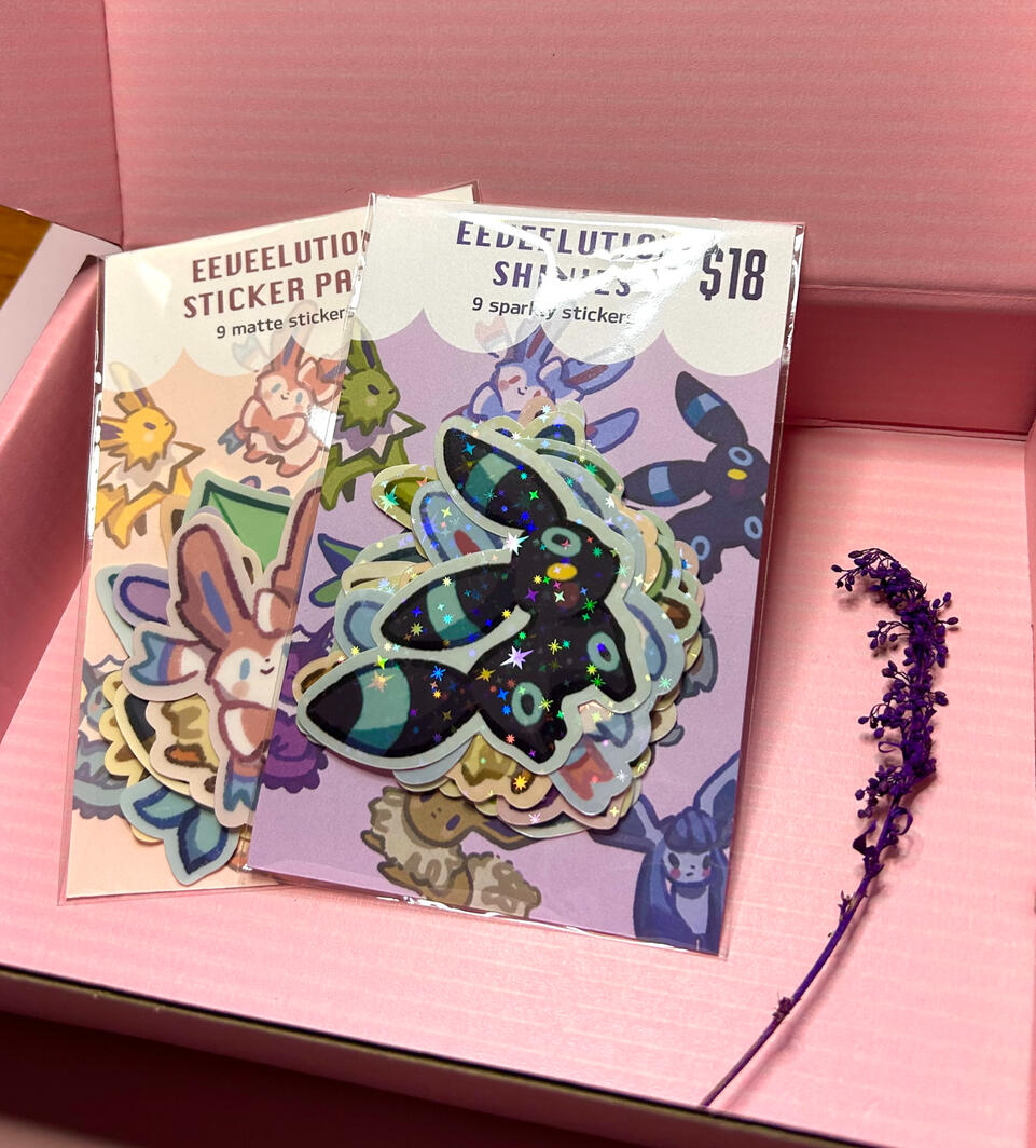 Eeveelution Sticker Packs