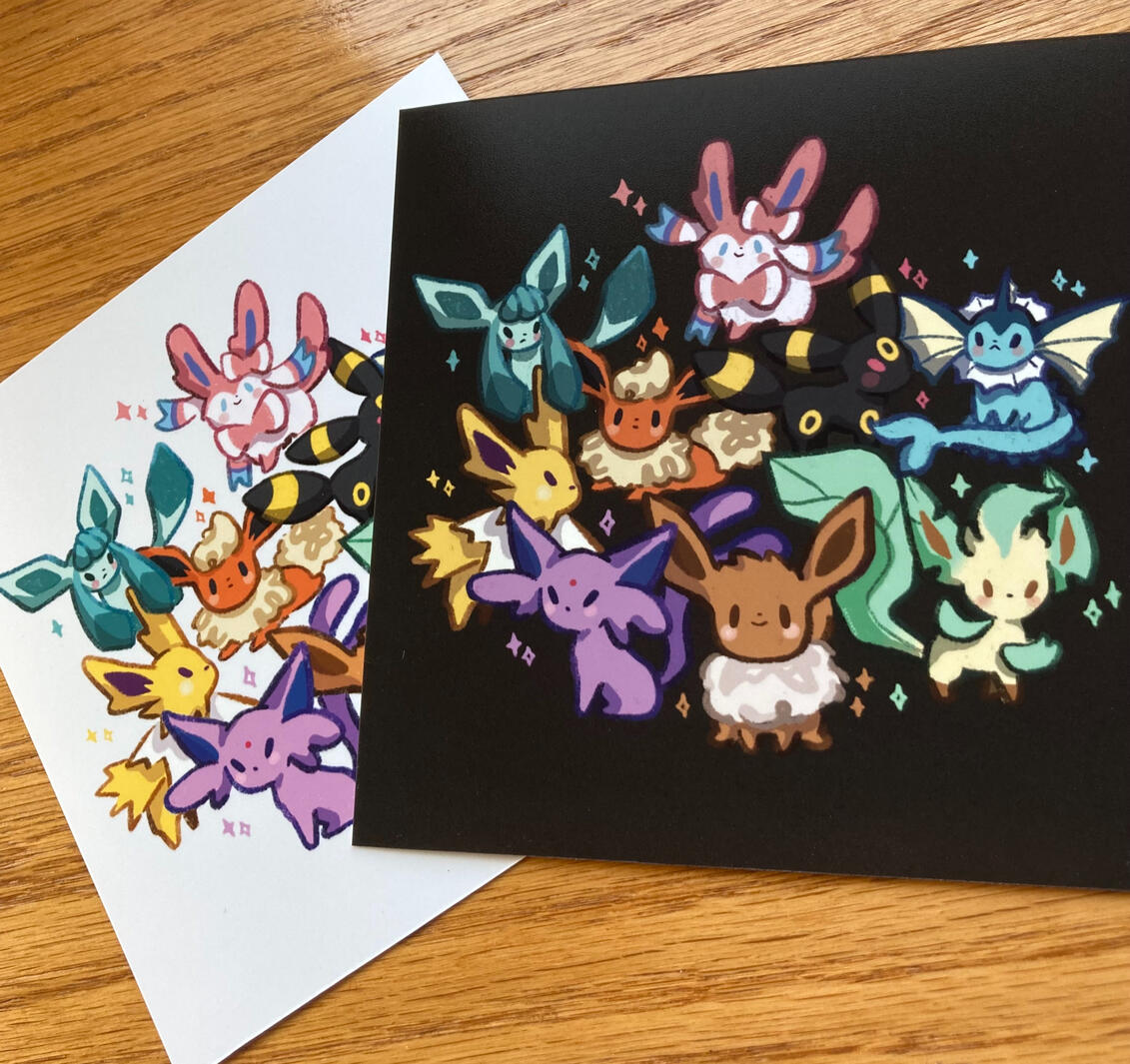 Eeveelutions print