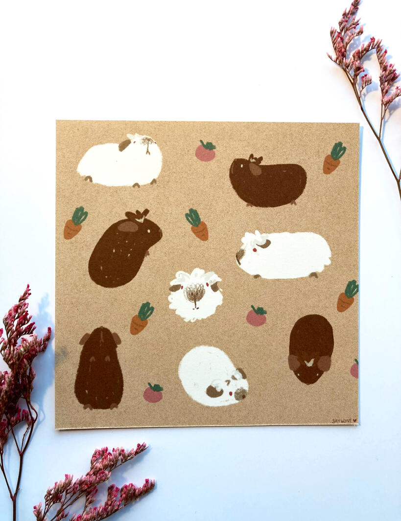 Guinea Pig Print