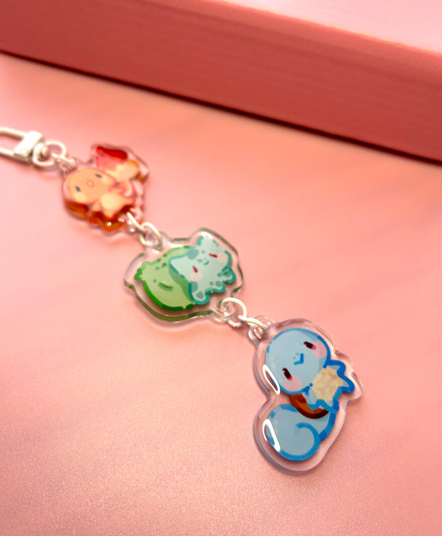 3-tiered Gen 1 Starter Keychain